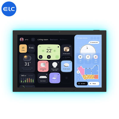 10.1 インチ無料 POE Tuya スマートホーム タブレット製品 LEDライトバー