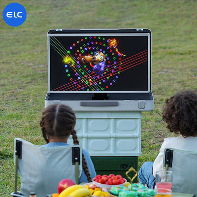 ELC パックゴ 家庭用ポータブル 27 インチ Android 12 スマートテレビタッチタブレット