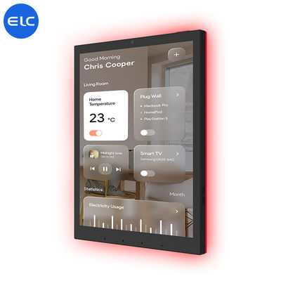 無料POE LCDタッチスクリーン Android 13 スマートホーム製品 LEDライトバー
