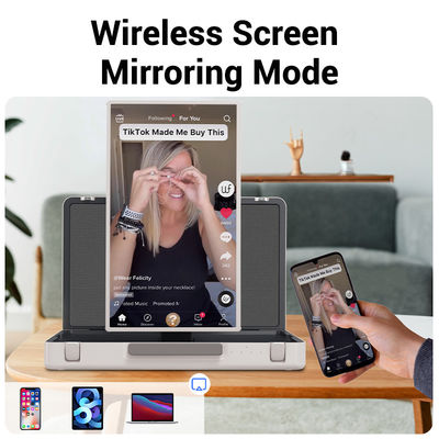 ELC パックゴー スーツケース スマートテレビ 27インチ ポータブル 4K HDタッチスクリーン スマートテレビ