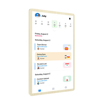 21インチ インセル アンドロイド14 デジタル ウォール カレンダー 無料 ソフトウェア タッチスクリーン スマート カレンダー 家庭用 ウォール ディスプレイ