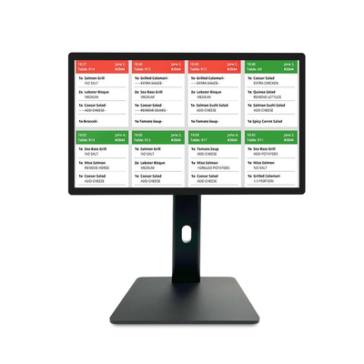 21.5' Android 14 タッチスクリーン タブレット レストラン POS キッチンディスプレイシステム WiFi6 RK3576 デジタルメニュースクリーン 食品サービス