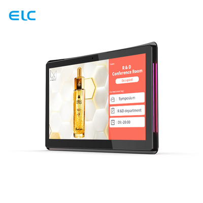 10.1インチAndroid会議室用タブレット（PoEおよびLEDライトバー付き）