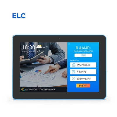 10.1インチAndroid会議室用タブレット（PoEおよびLEDライトバー付き）