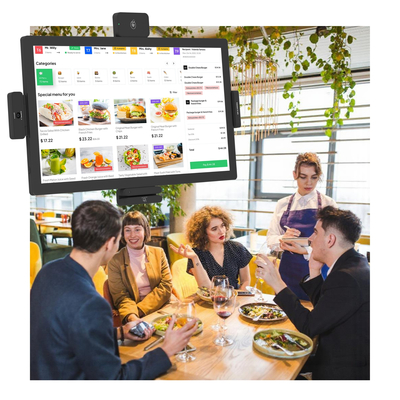 15 inch Self-service Ordering Machine Metal Digital Signage Restaurant Tablet Order Kiosk Kitchen Display self ordering kiosk