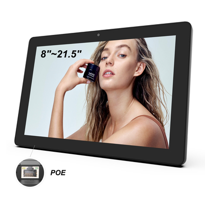 10.1 インチ 壁に装着されたタブレット デジタルシグネージ FCC, CE, ROHS, 保証下での品質 詳細 調整可能