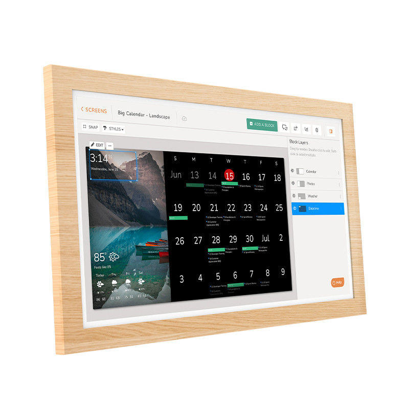 24'' 高性能タブレット タブレット 超薄型標準Wi-Fi 6 Mu-MIMO付き カレンダースケジュール表示