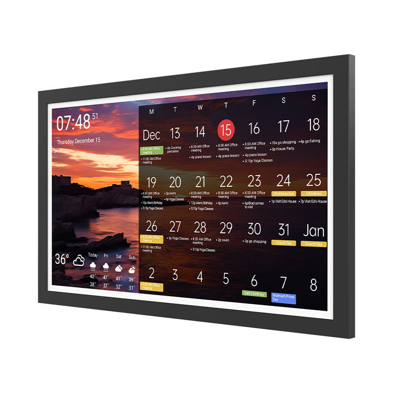32'OEMタブレット 4GB RAM WiFi 6 超狭いフレーム RK3588S2 スマートホーム用デジタルカレンダー用オクターコアタイムタブレット