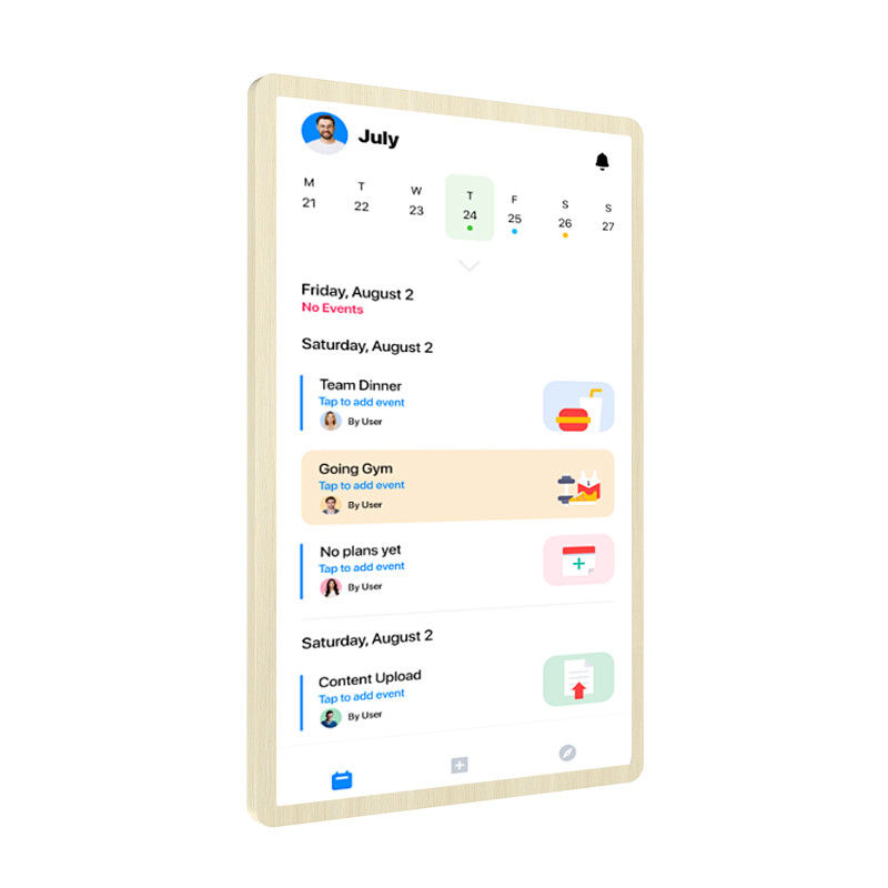 21インチ インセル アンドロイド14 デジタル ウォール カレンダー 無料 ソフトウェア タッチスクリーン スマート カレンダー 家庭用 ウォール ディスプレイ