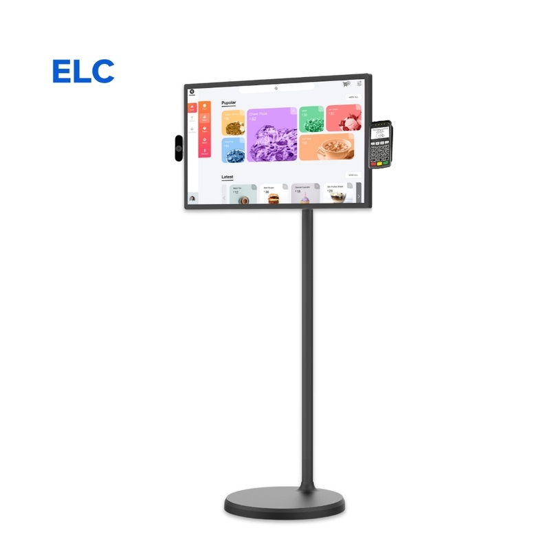 ELC RK3588S2 クアッドコア Cortex A55 + クアッドコア Cortex A76 デジタルサイネージおよびディスプレイ 広告レストラン注文タブレット