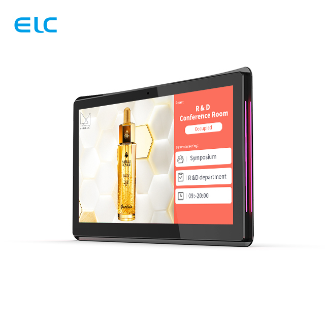 10.1インチAndroid会議室用タブレット（PoEおよびLEDライトバー付き）