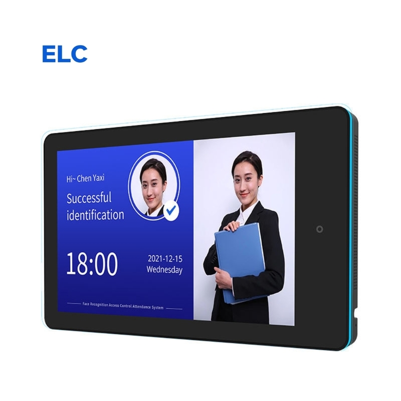 10.1インチAndroid会議室タブレット LEDライトバー壁マウント