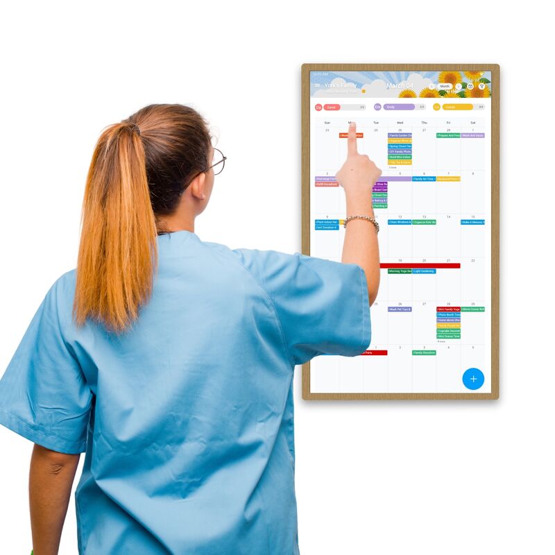 RK3576 デジタルファミリープラン Android 14 フリーソフトウェア 24 インチ 32 インチ デジタルインセルタッチスクリーン スマートカレンダー