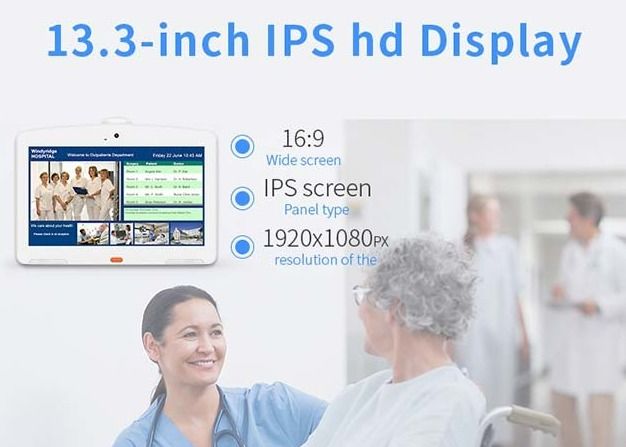LCD IPSのパネルのデジタル表記のタブレット、病院のためのデジタル表記