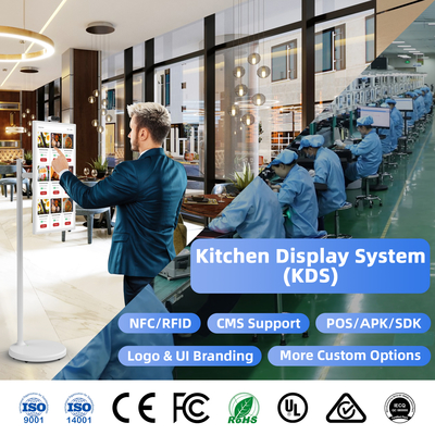 ELC RK3588S2 クアッドコア Cortex A55 + クアッドコア Cortex A76 デジタルサイネージおよびディスプレイ 広告レストラン注文タブレット