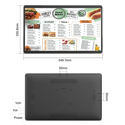 LEDメニューカウンターディスプレイ レストラン注文システム キャッシングレジスタ POS キャッシングマシン 請求機 インタラクティブスクリーン