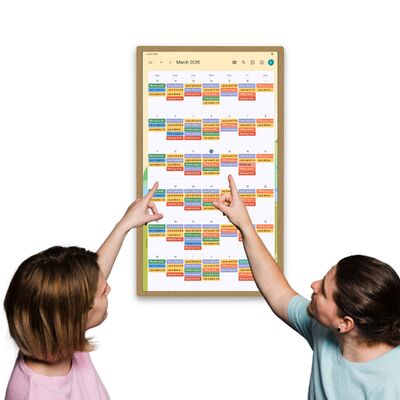 スマート デジタル ファミリー 壁 カレンダー オンライン 月額 プランナー 電子 カレンダー 冷蔵庫